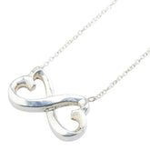 ティファニー ダブルラビングハート ネックレス SV925 シルバー レディース TIFFANY&Co. 【中古】